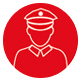 Avisamos a la policía y enviamos vigilantes en caso de intento de robo verificado